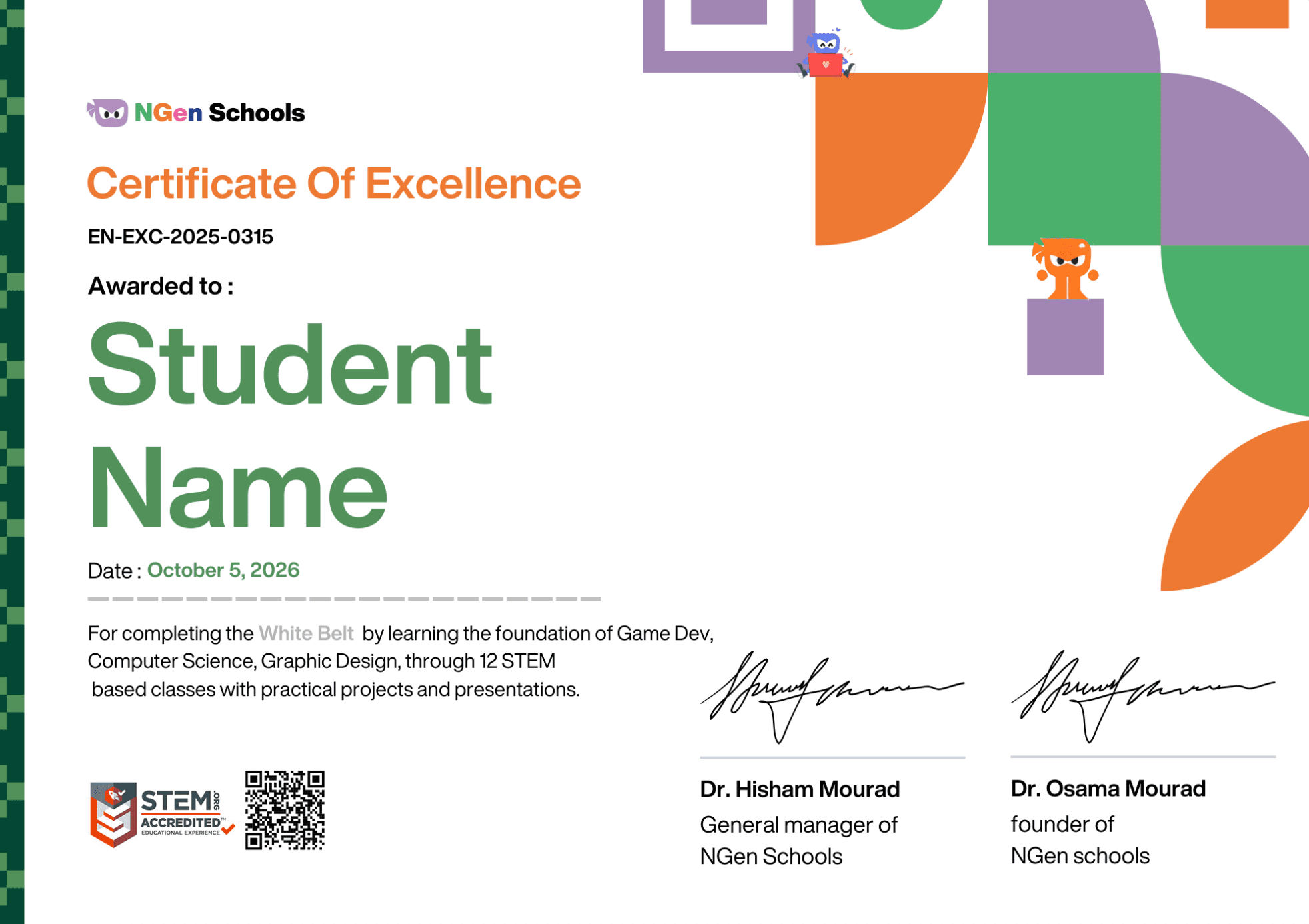 English Certificate Preview